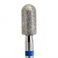 Drill Zylinder mit Halbkugel an der Spitze Blue (4.0 mm x 8.0 mm)